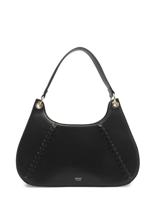 Bolsa Feminina Média Eco Calf - Preto