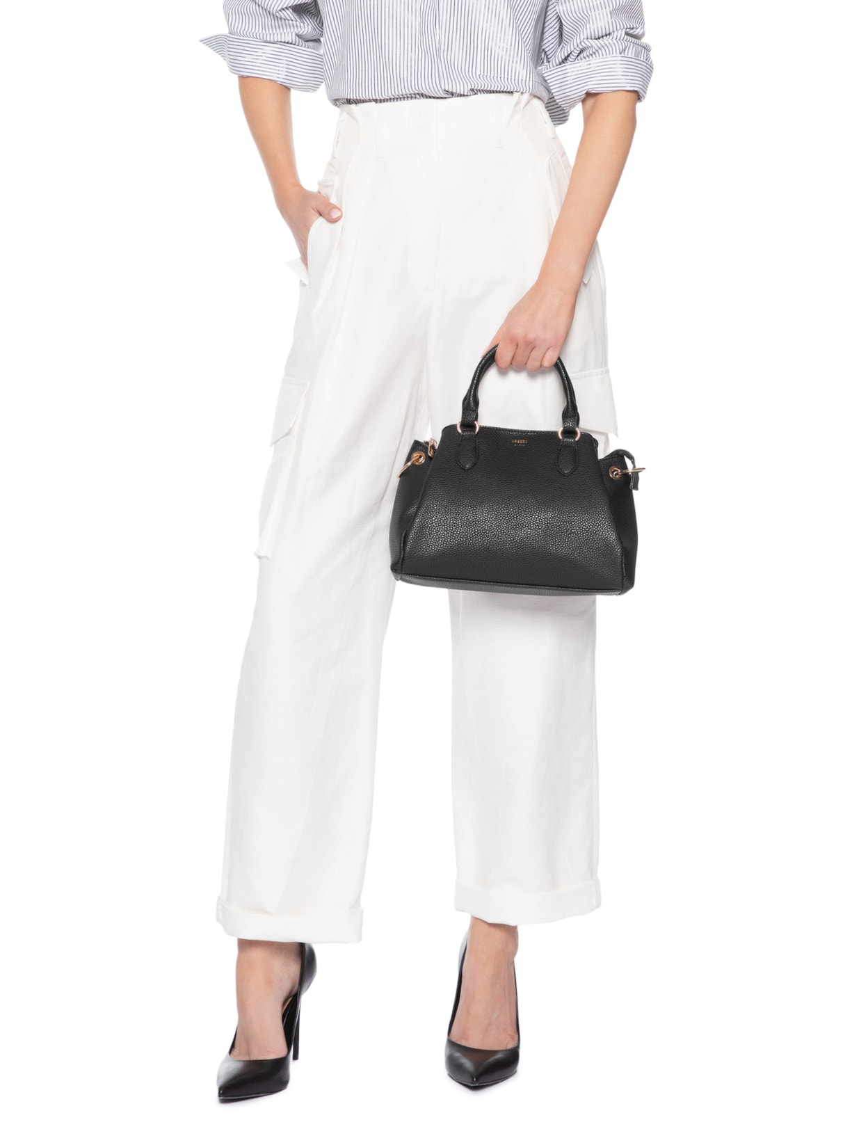 Bolsa Feminina Média Eco Floater Preto Arezzo