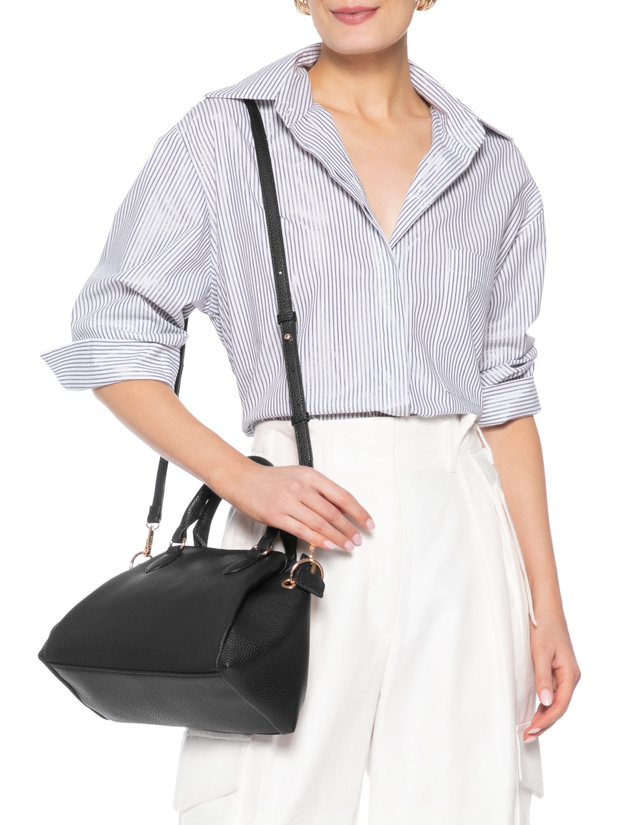 Bolsa Feminina Média Eco Floater Preto Arezzo