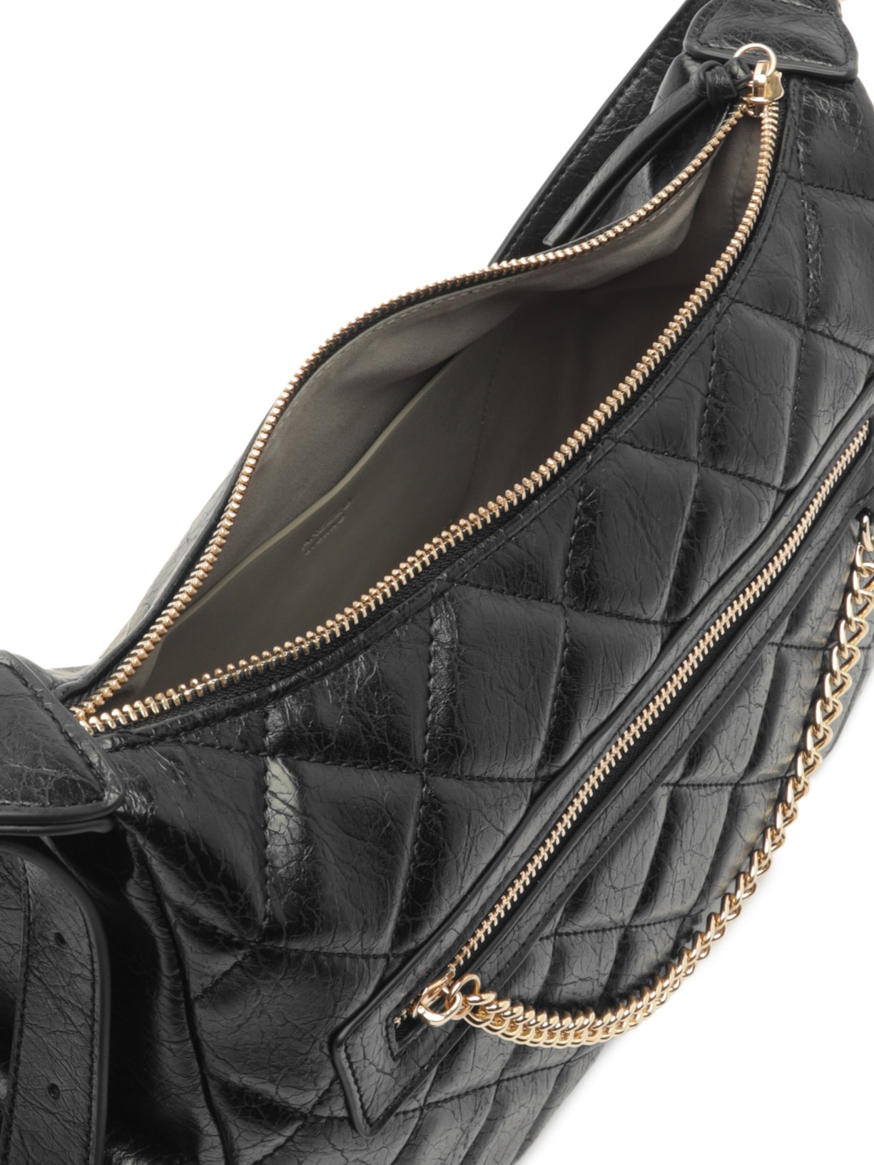 Bolsa Feminina Média Eco Soft Shine Preto Arezzo