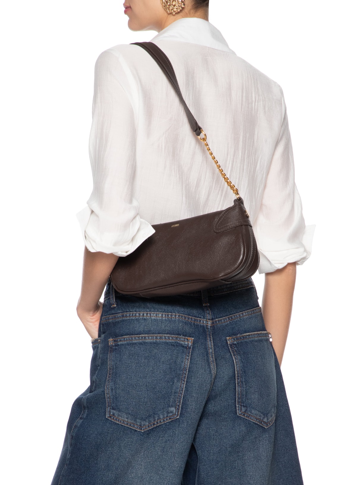 Bolsa Feminina Média Floater New Sea Marrom Arezzo