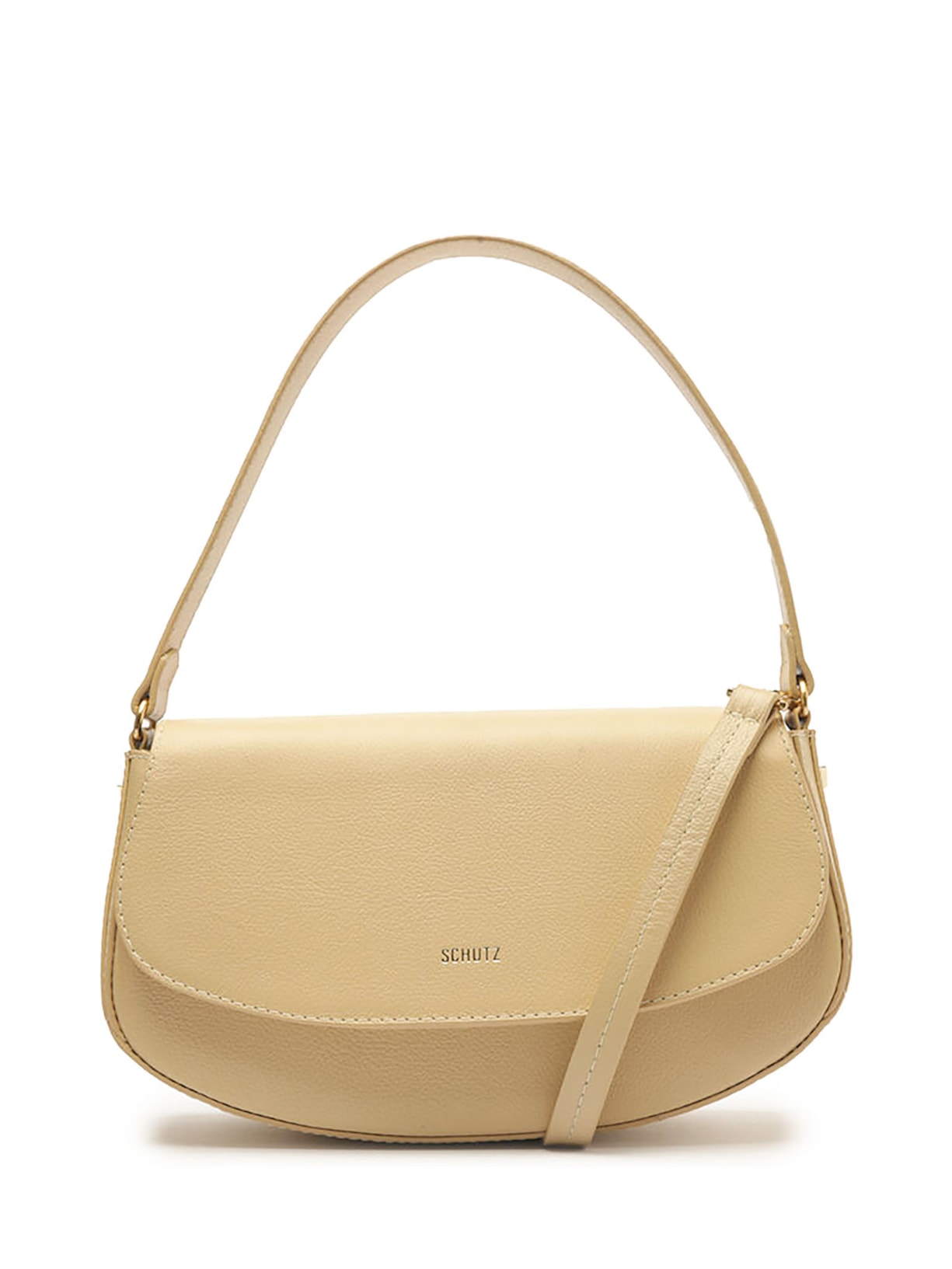 Bolsa Feminina Média Floater Smooth Bege  Schutz