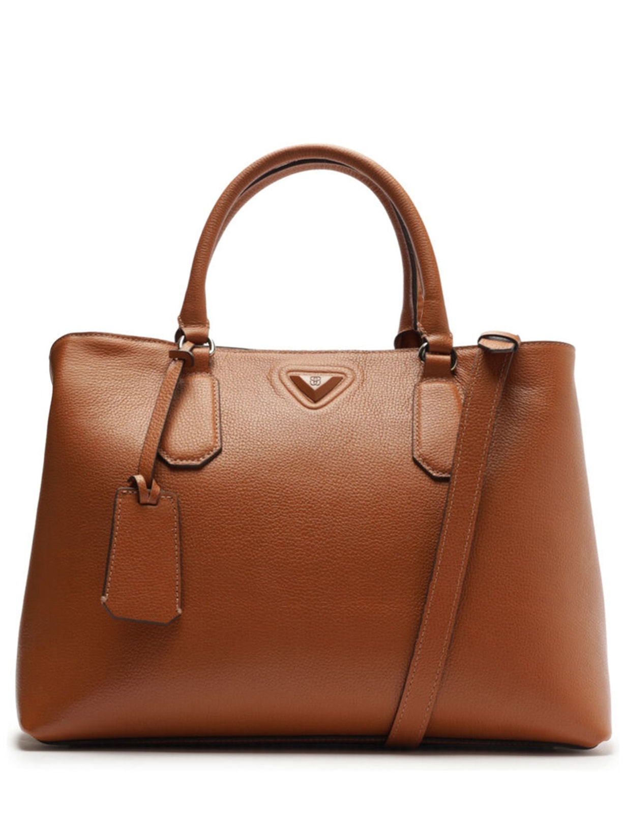 Bolsa Feminina Média Floather Smooth - Marrom