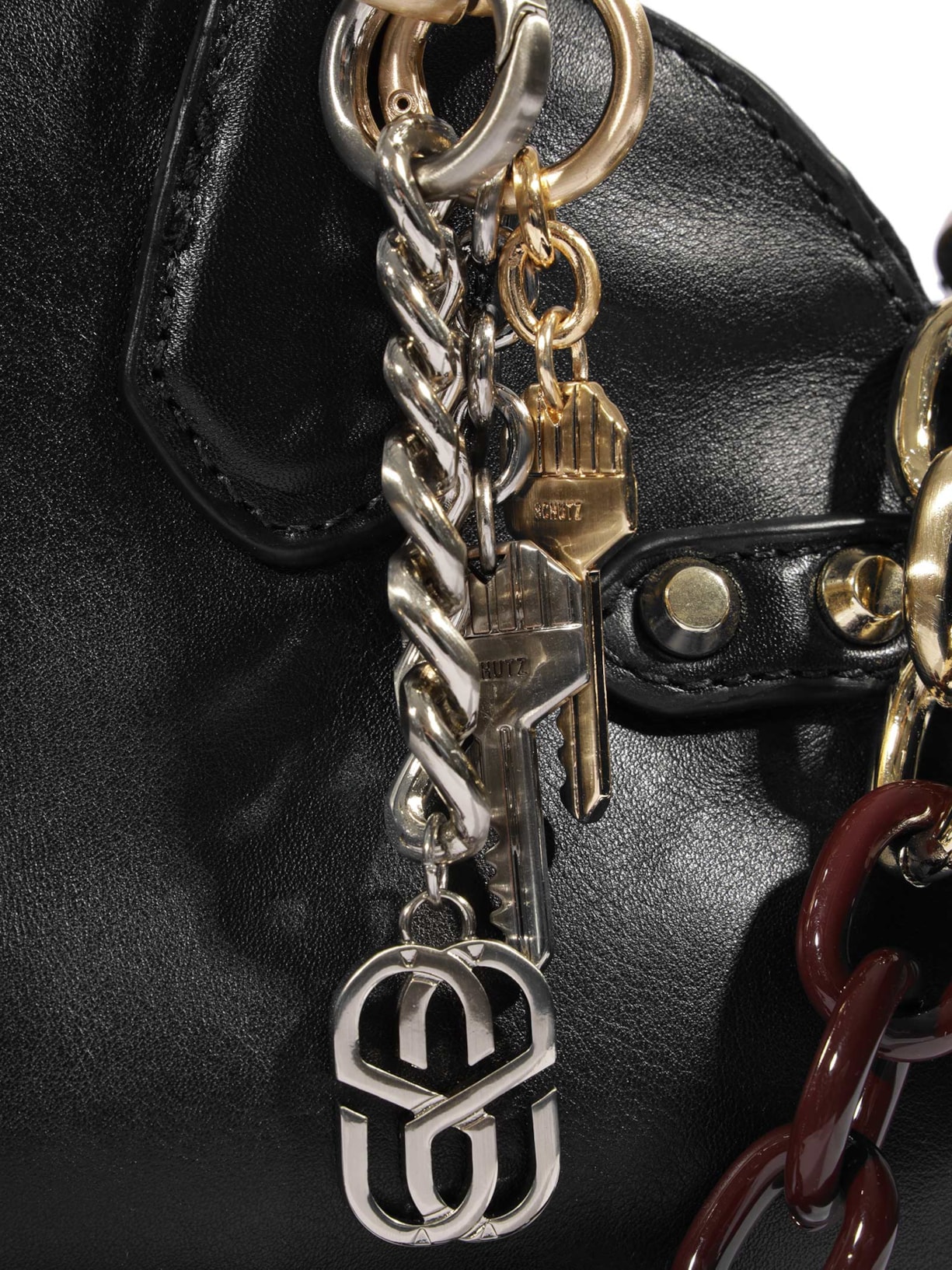 Bolsa Feminina Média Full Soft Calf Preto Schutz