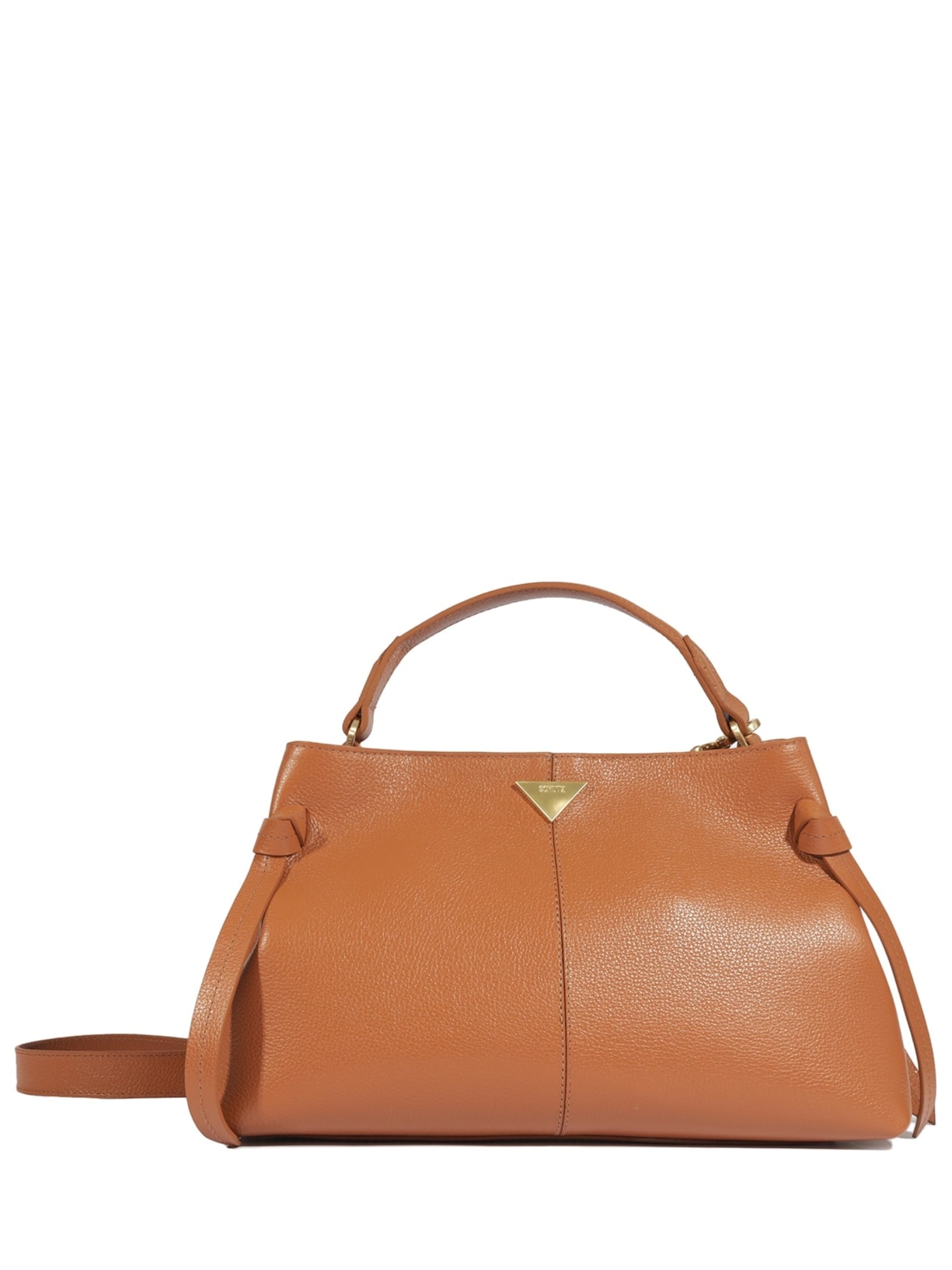 Bolsa Feminina Média Gilian Couro - Marrom