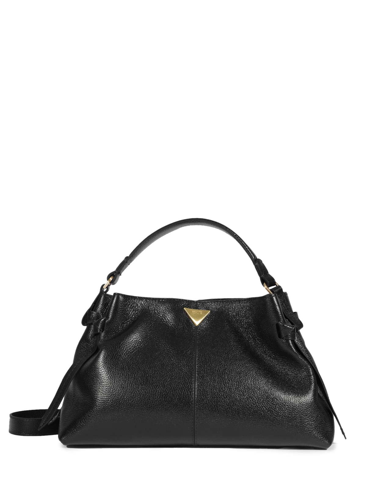 Bolsa Feminina Média Gilian Couro - Preto