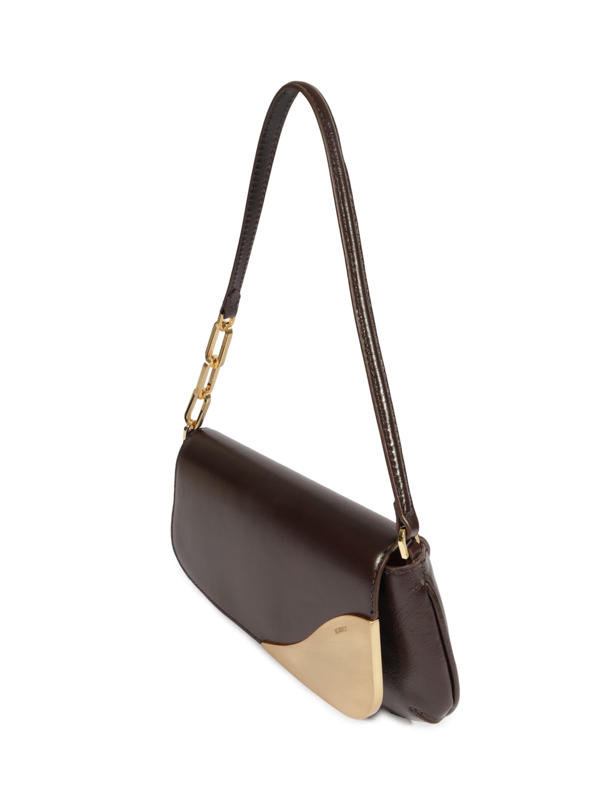 Bolsa Feminina Média Kloss Couro Marrom Schutz