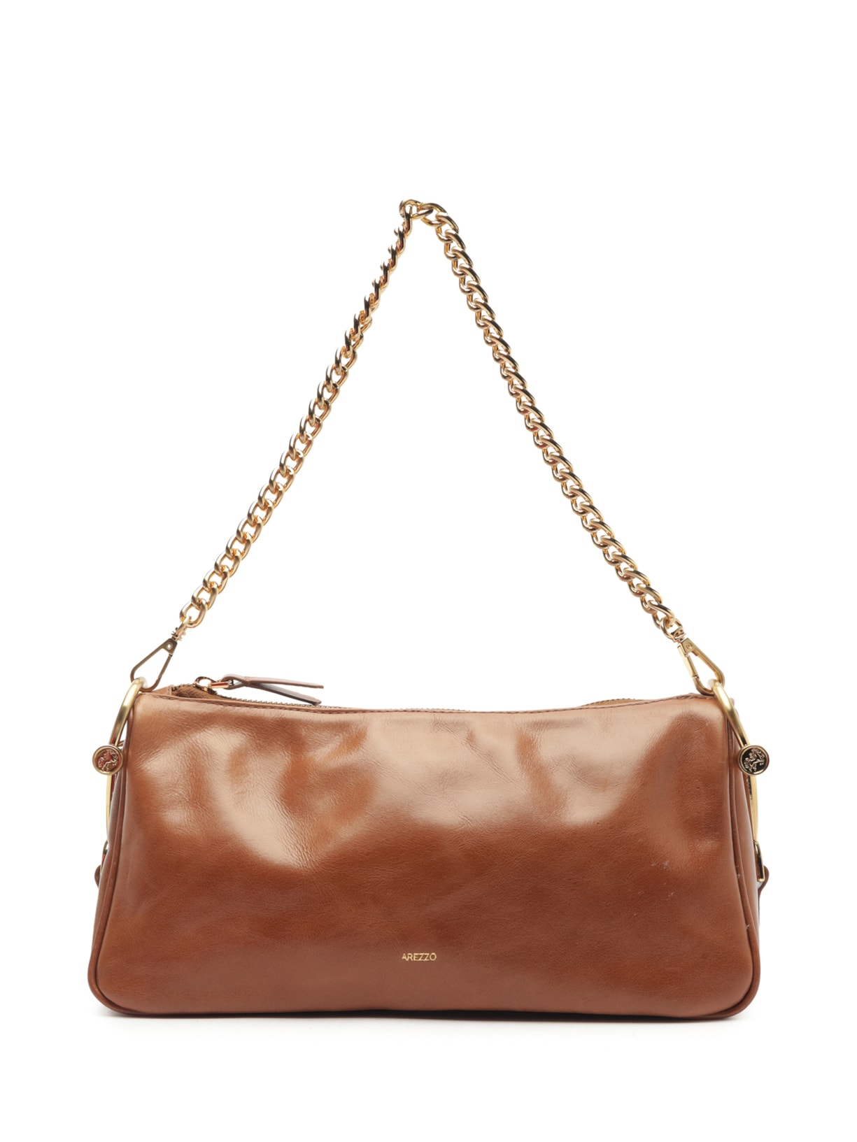 Bolsa Feminina  Média  Leather Arizona Marrom Arezzo