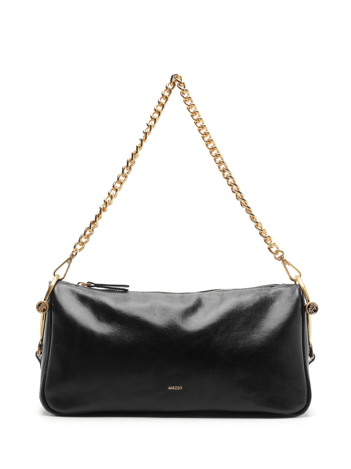 Bolsa Feminina Média Leather Arizona - Preto