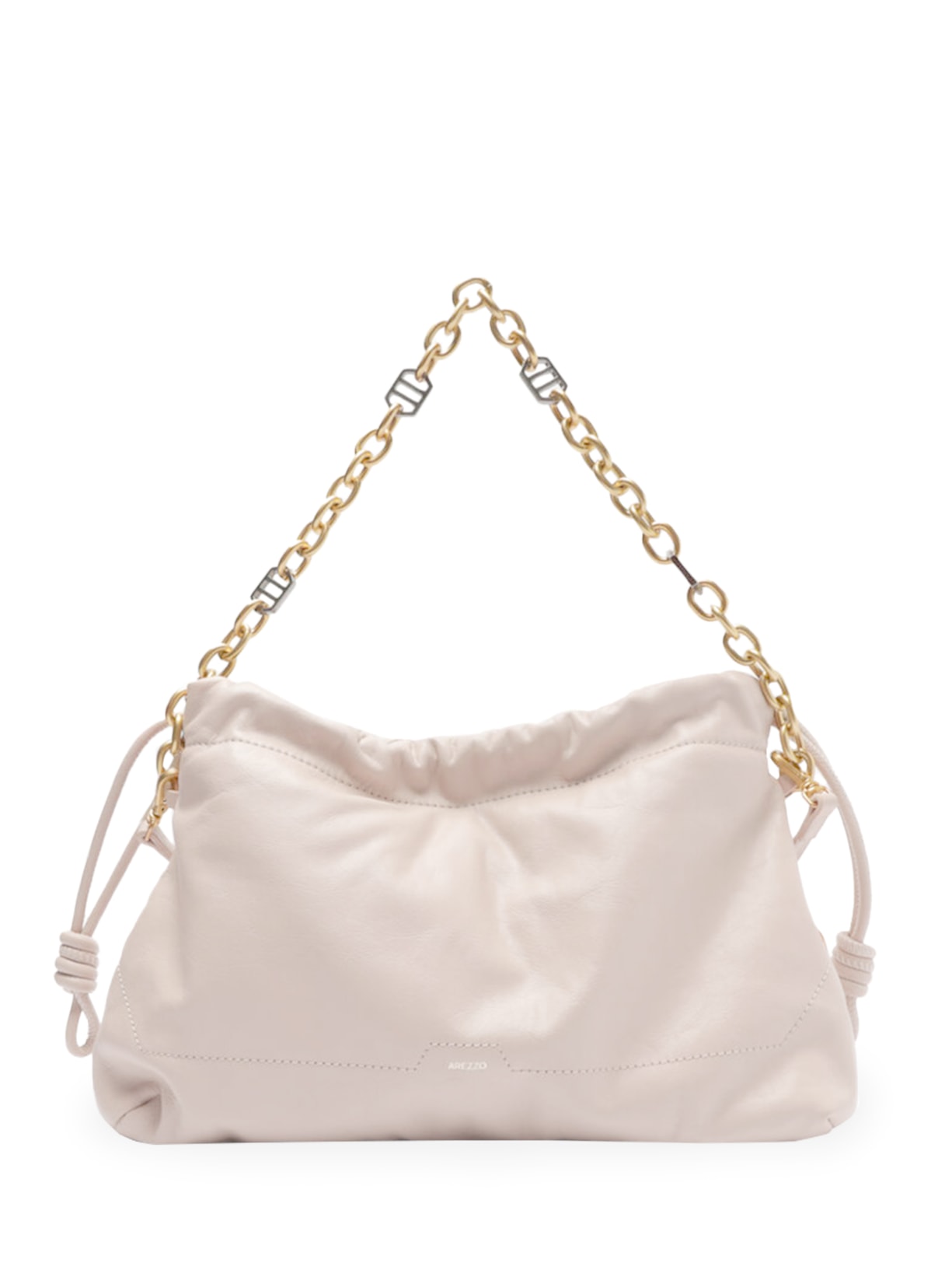 Bolsa Feminina Média Leather Brugges - Bege