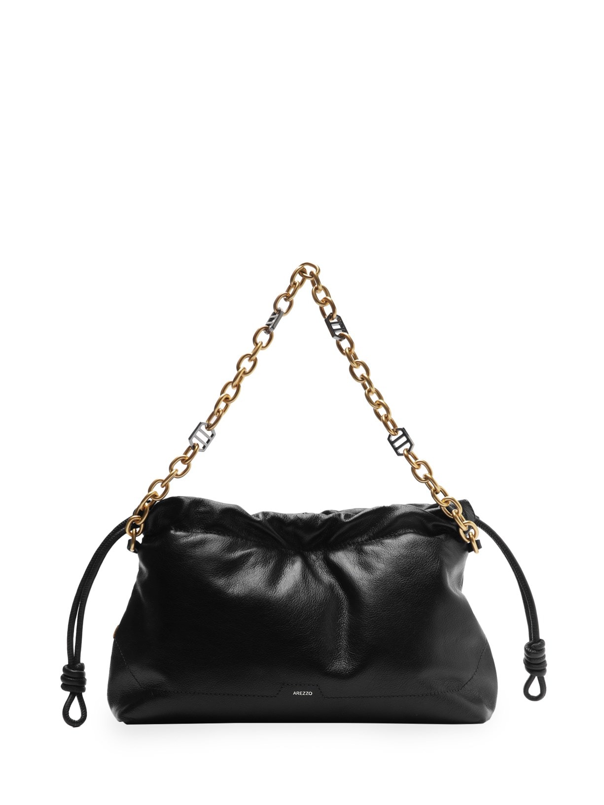 Bolsa Feminina Média Leather Brugges - Preto