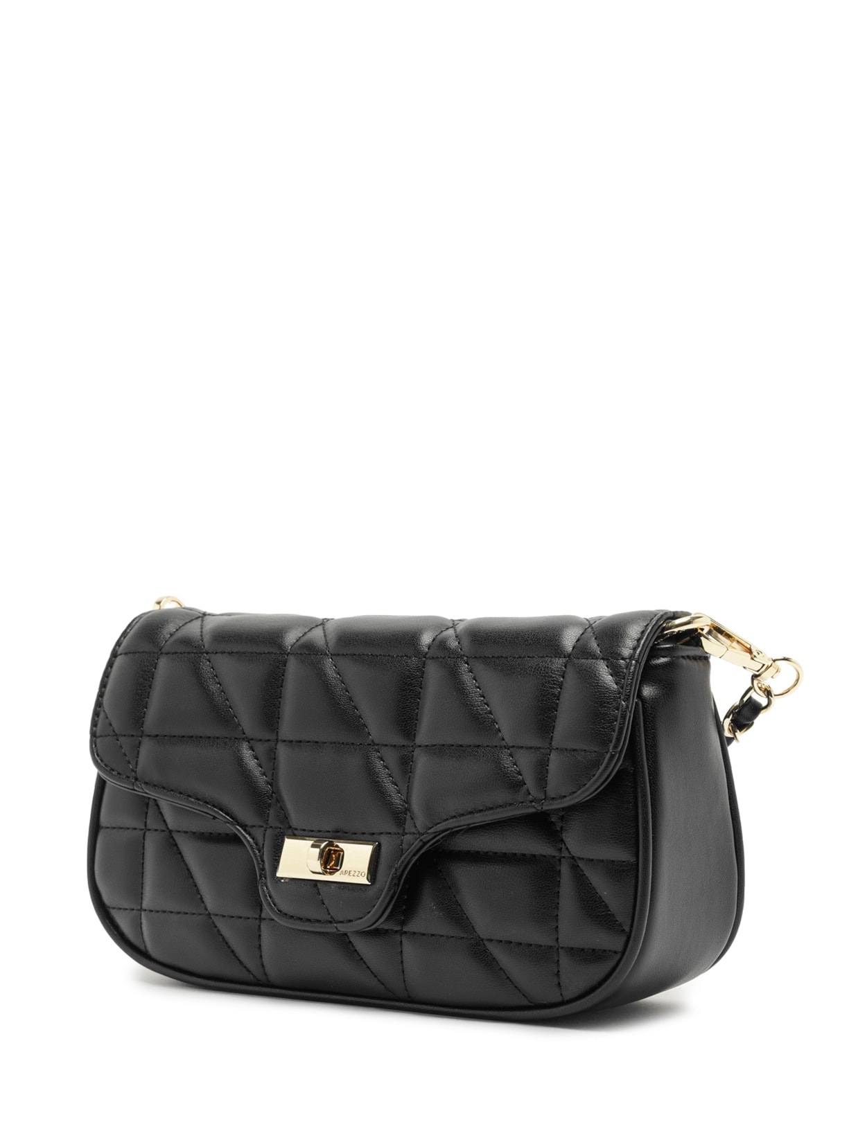 Bolsa Feminina Média Matelassê Preto Arezzo