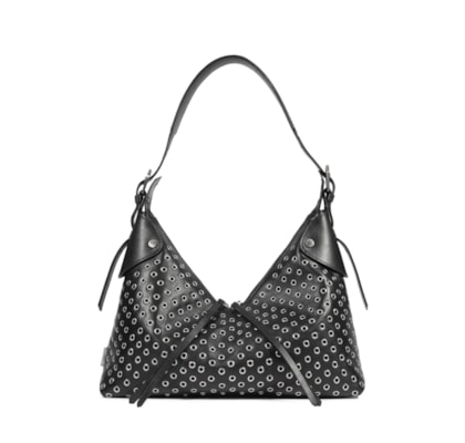 Bolsa Feminina Média Napa Fleecy - Preto