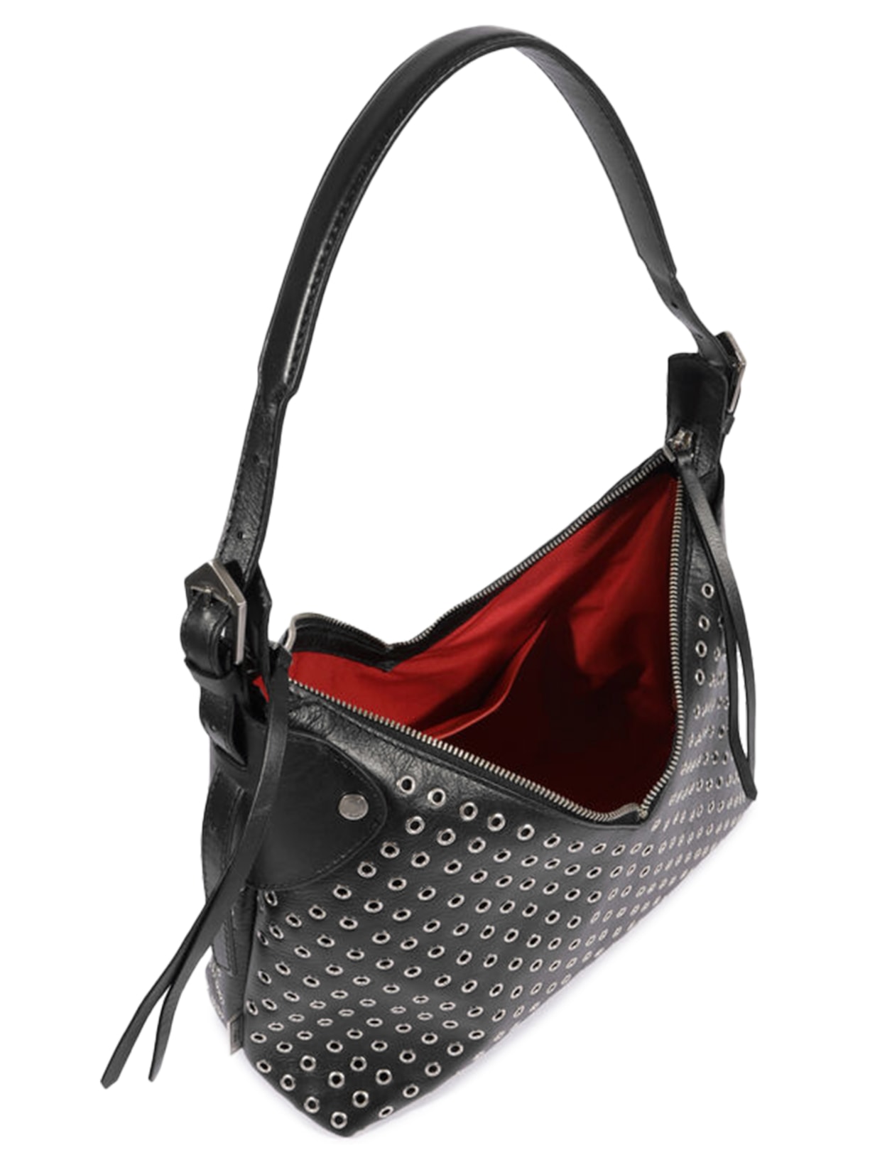 Bolsa Feminina Média Napa Fleecy Preto Schutz