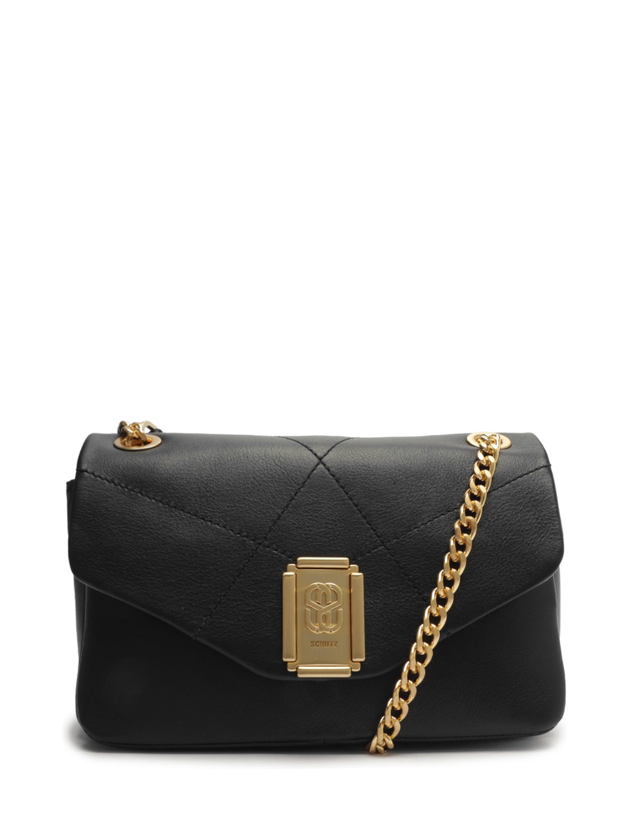 Bolsa Feminina Média Napa Glove - Preto