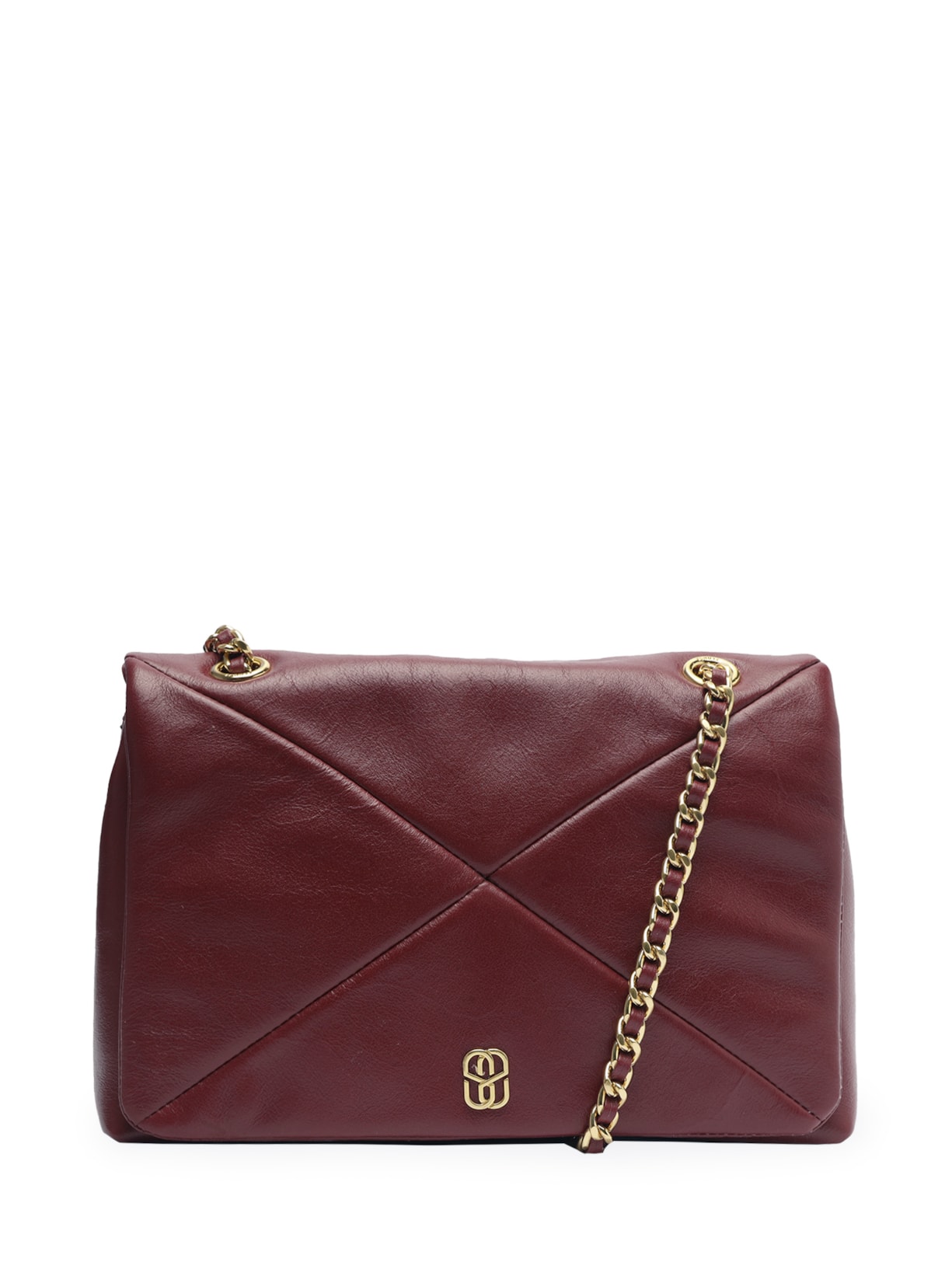 Bolsa Feminina Média Napa Glove - Vermelho