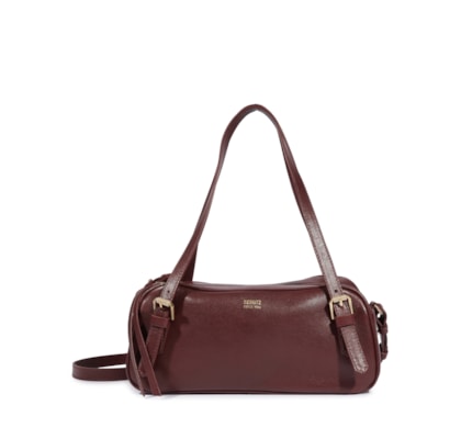 Bolsa Feminina Média Napa Glove - Vermelho