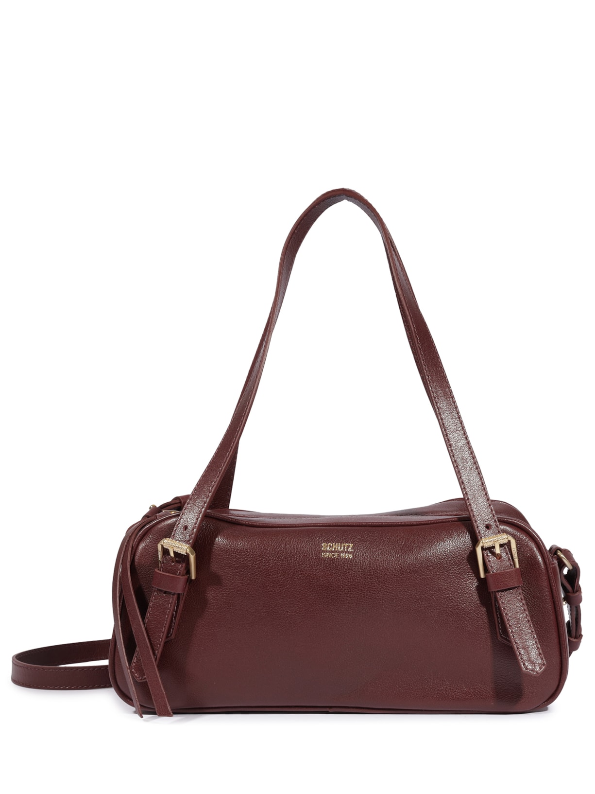 Bolsa Feminina Média Napa Glove - Vermelho