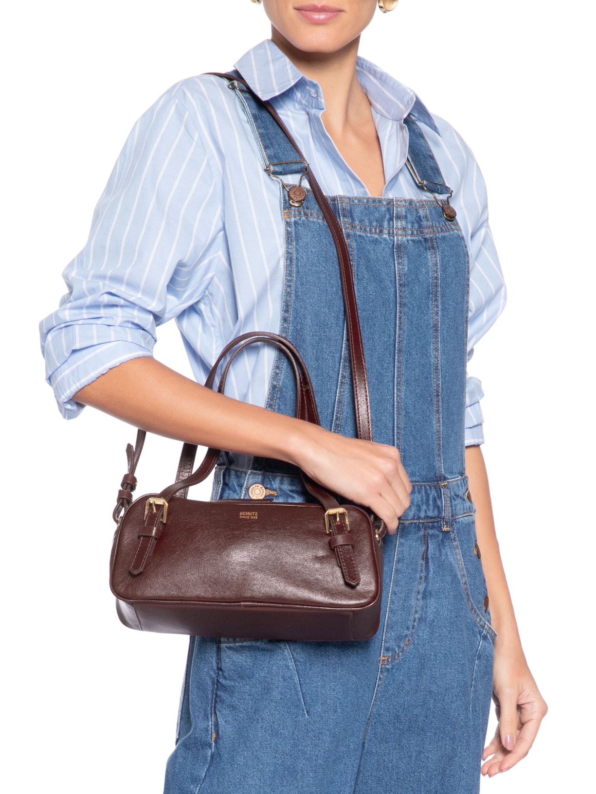 Bolsa Feminina Média Napa Glove Vermelho Schutz