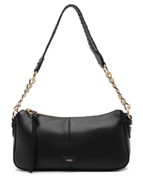 Bolsa Feminina Média Napa Light Sand - Preto