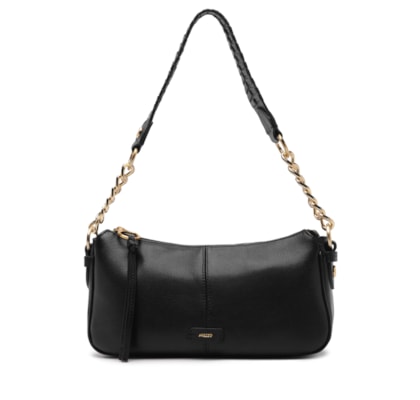 Bolsa Feminina Média Napa Light Sand - Preto