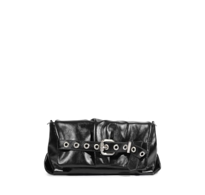 Bolsa Feminina Média Napa Luminato - Preto