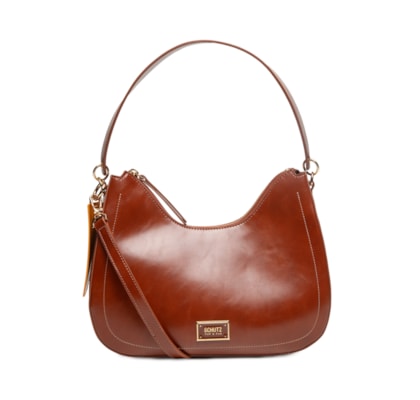 Bolsa Feminina Média Napa Madrid Other - Marrom