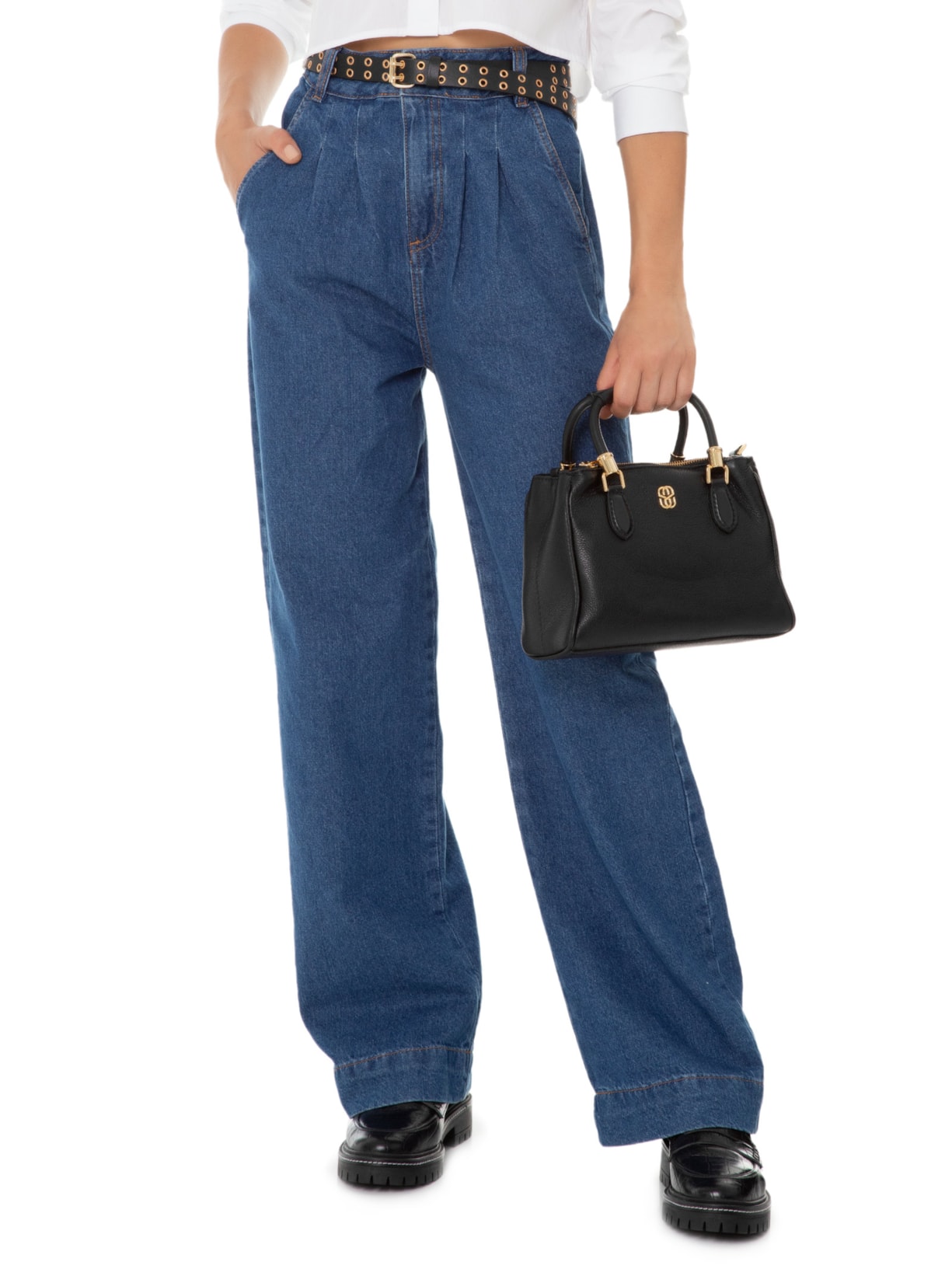 Bolsa Feminina Média Napa Preto Schutz