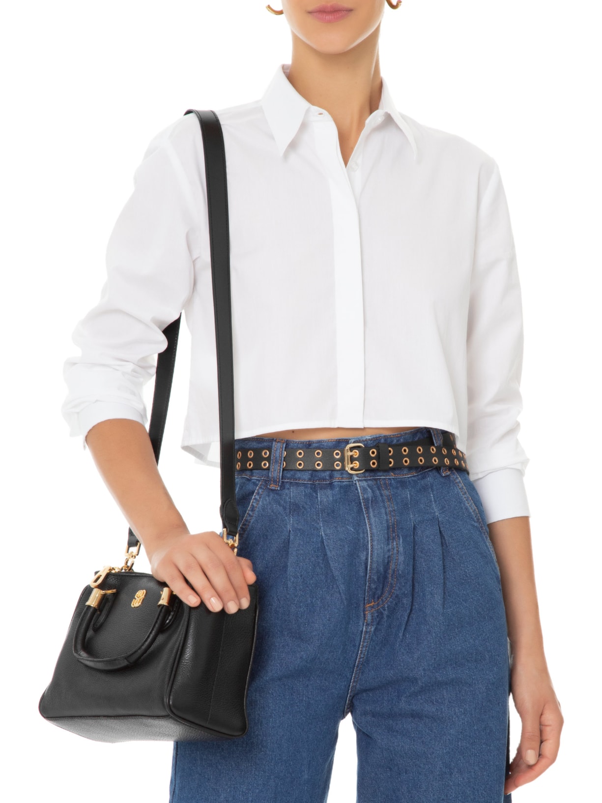 Bolsa Feminina Média Napa Preto Schutz