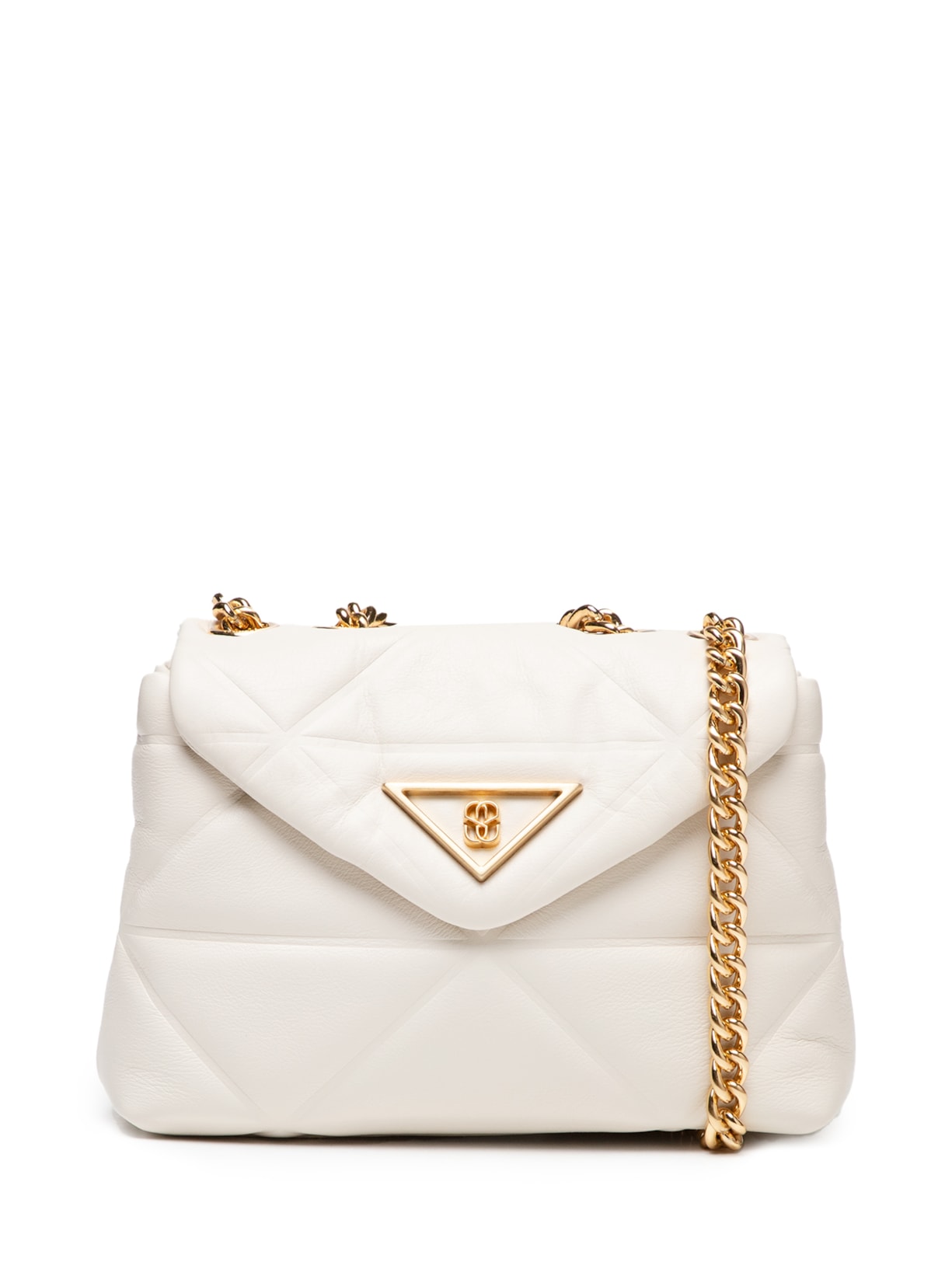 Bolsa Feminina Média Poppy Nappa Fly - Off White