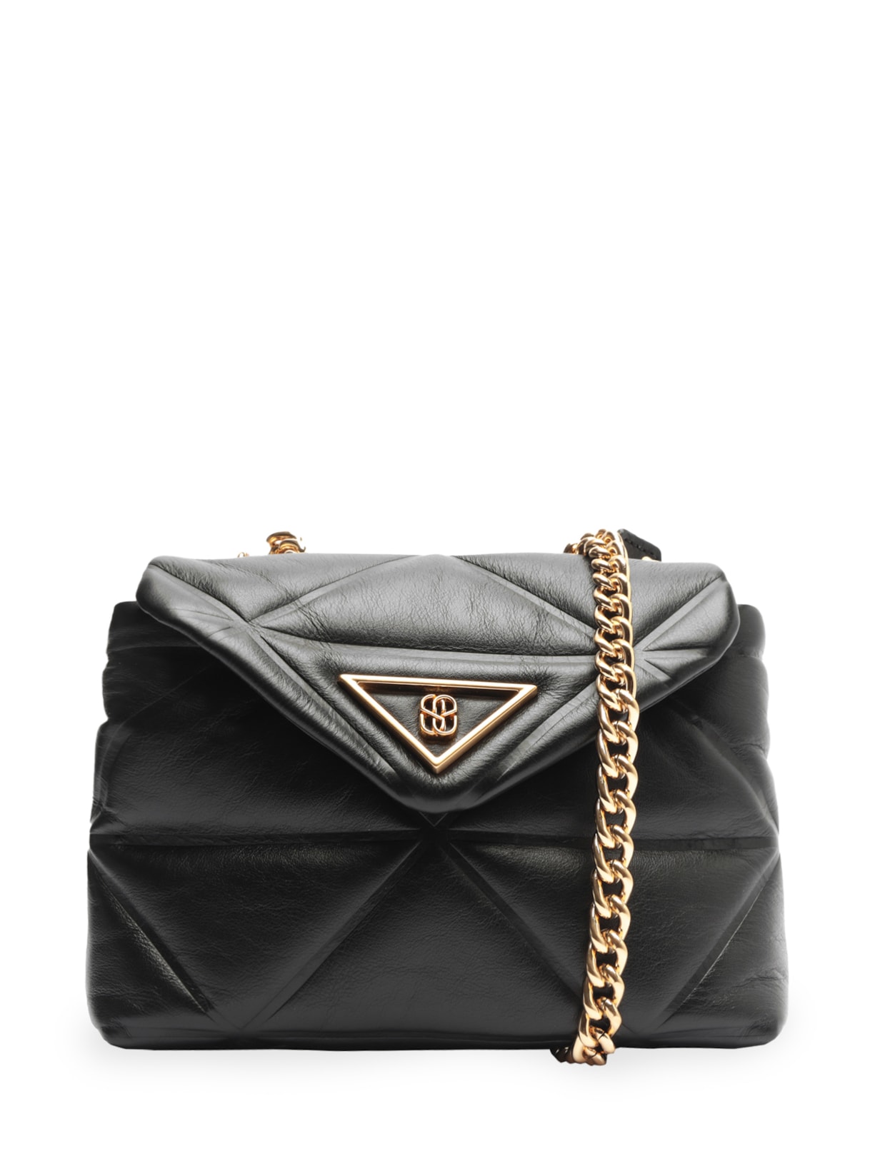 Bolsa Feminina Média Poppy Nappa Fly - Preto
