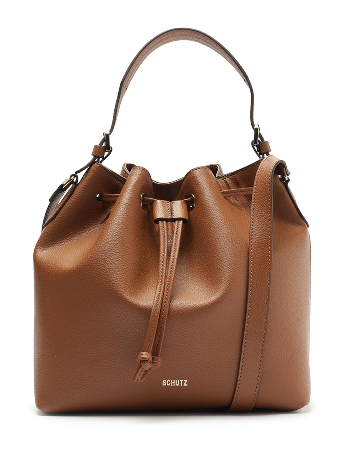 Bolsa Feminina Média Saara PCV - Marrom