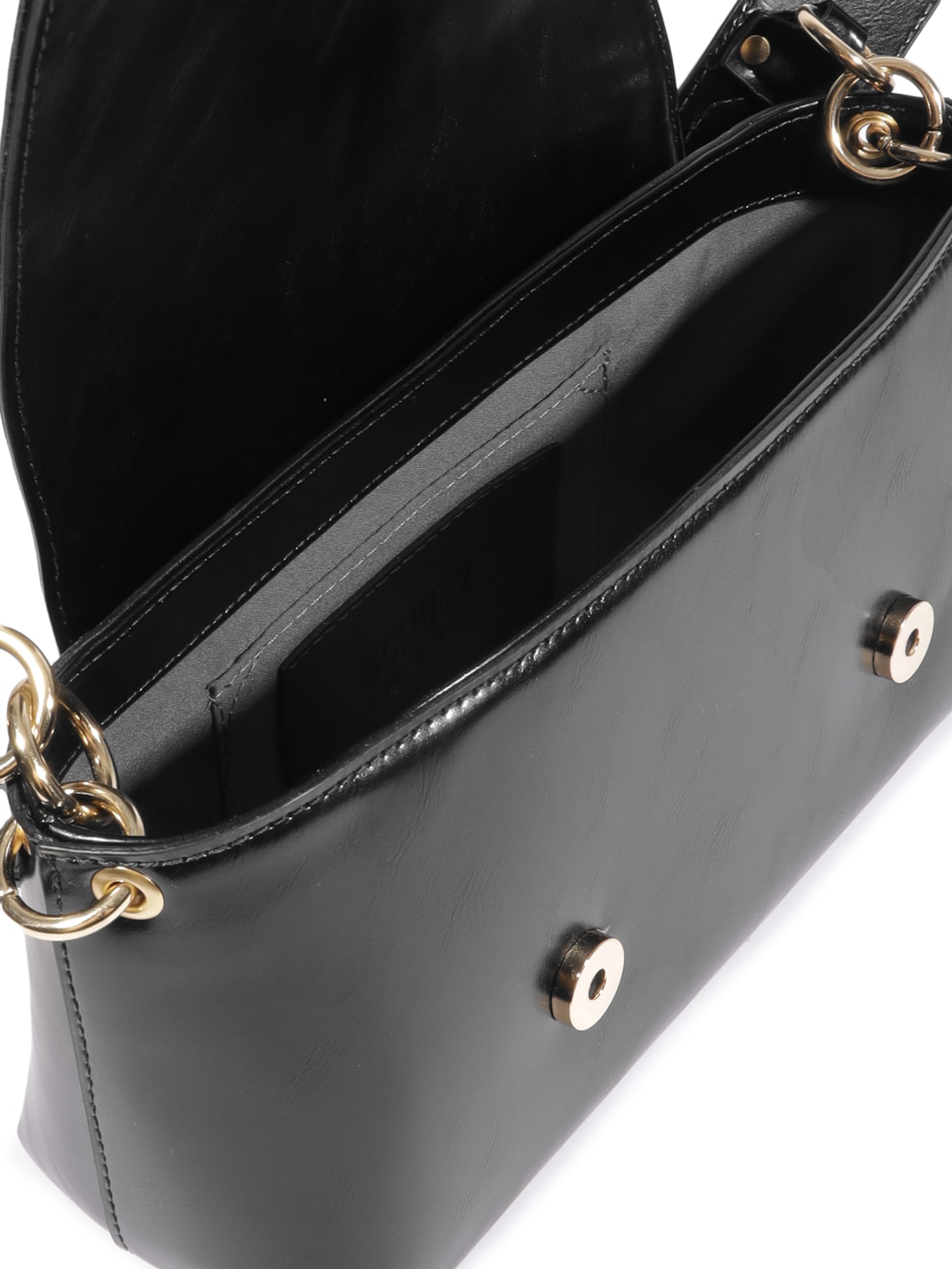 Bolsa Feminina Média Shoulder Preto Schutz