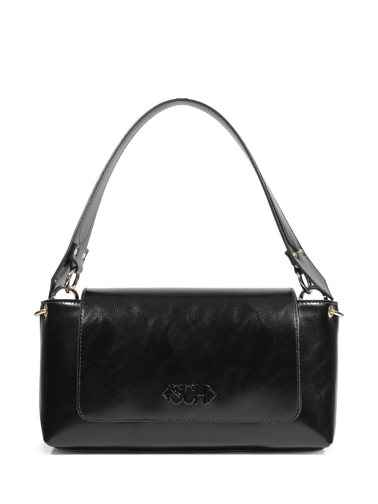 Bolsa Feminina Média Shoulder Preto Schutz