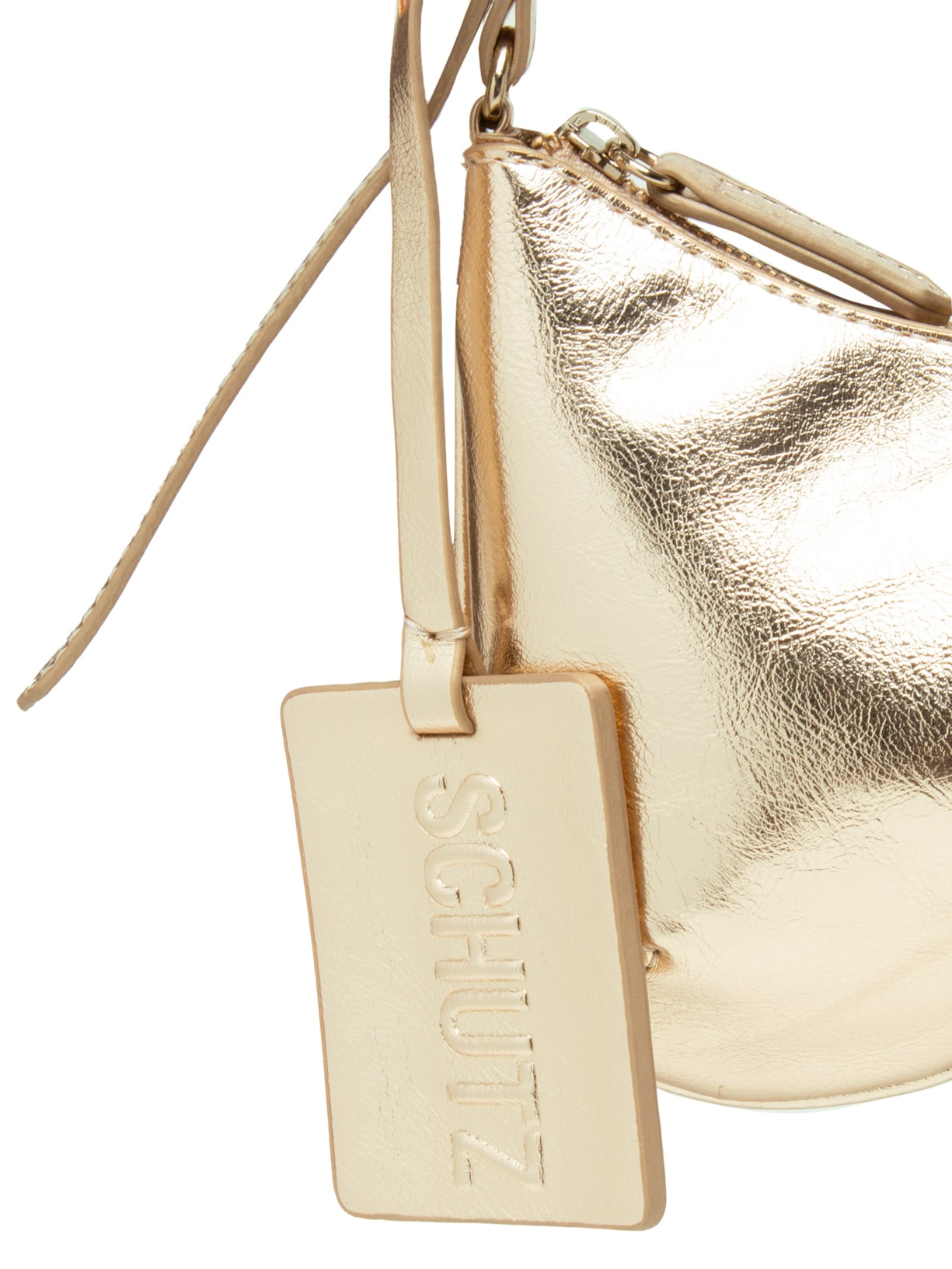 Bolsa Feminina Média Stellare Tecno Dourado Schutz