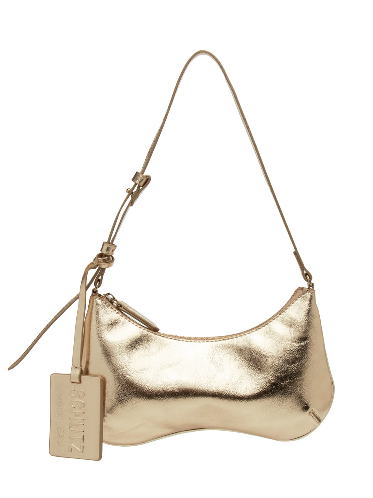 Bolsa Feminina Média Stellare Tecno Dourado Schutz