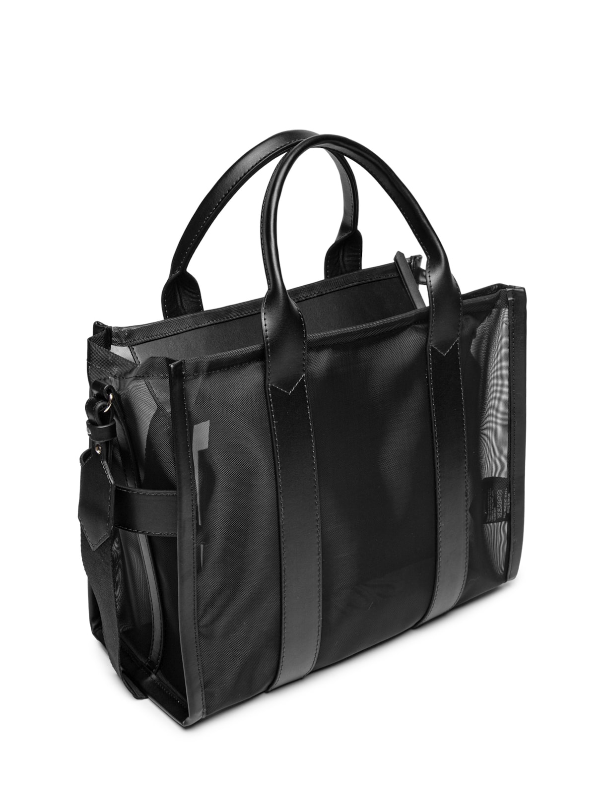 Bolsa Feminina Média Tela Easy Leather Preto Schutz