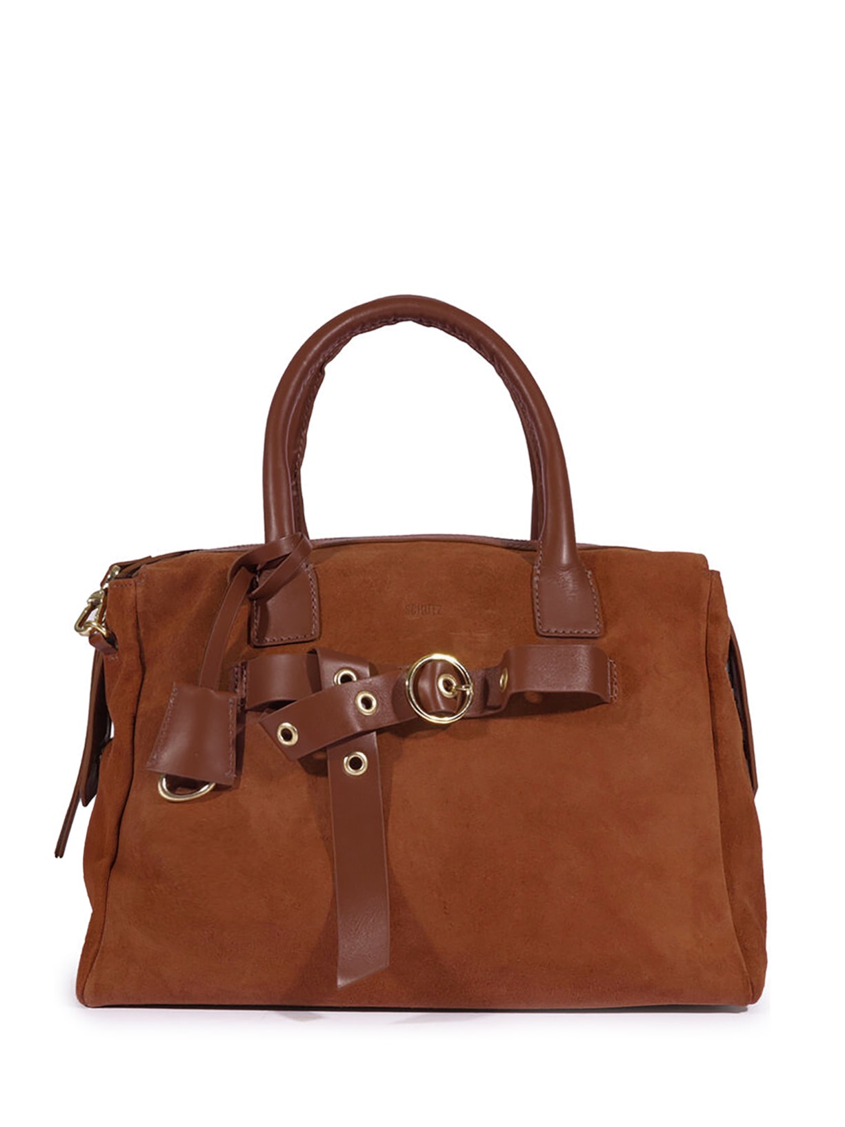 Bolsa Feminina Média Tote Couro - Marrom