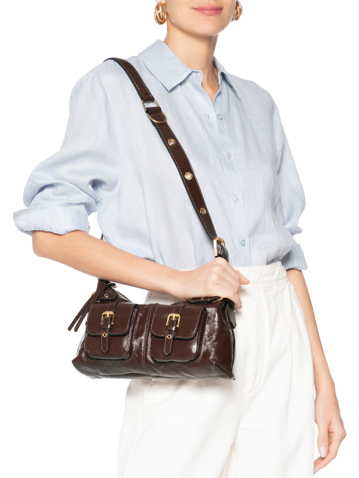 Bolsa Feminina Média Trentino Marrom Schutz