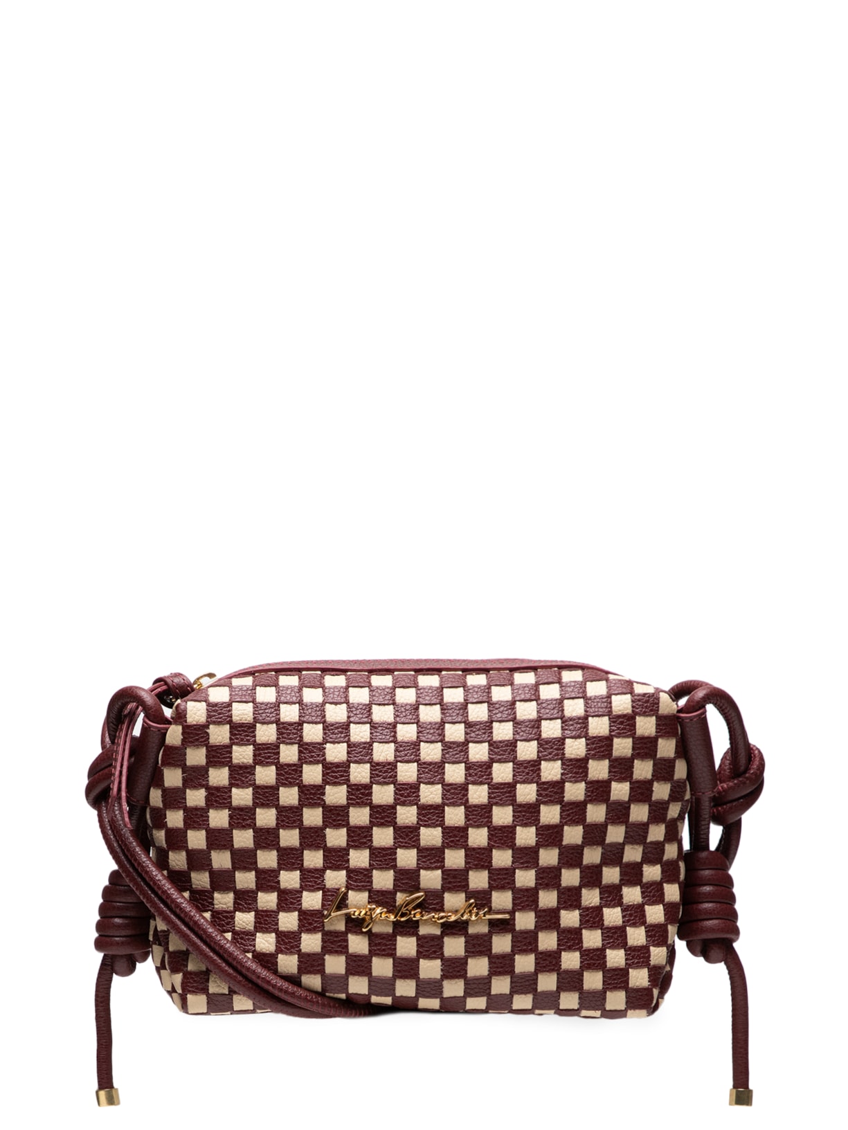 Bolsa Feminina Média Tressê Malbec E Nata - Vinho