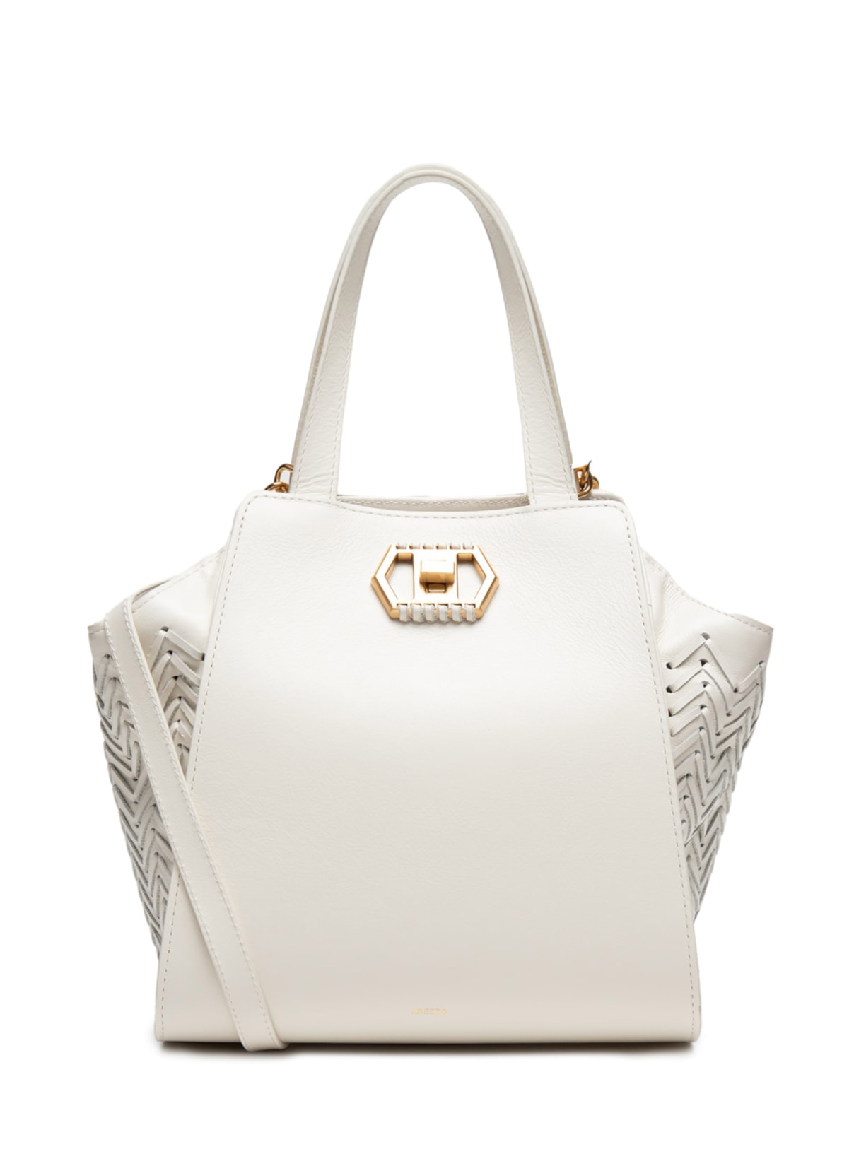 Bolsa Feminina Média Veg Oil - Off White