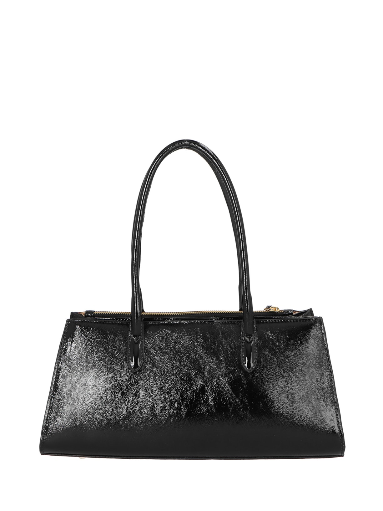 Bolsa Feminina Média Verniz Preto Luiza Barcelos