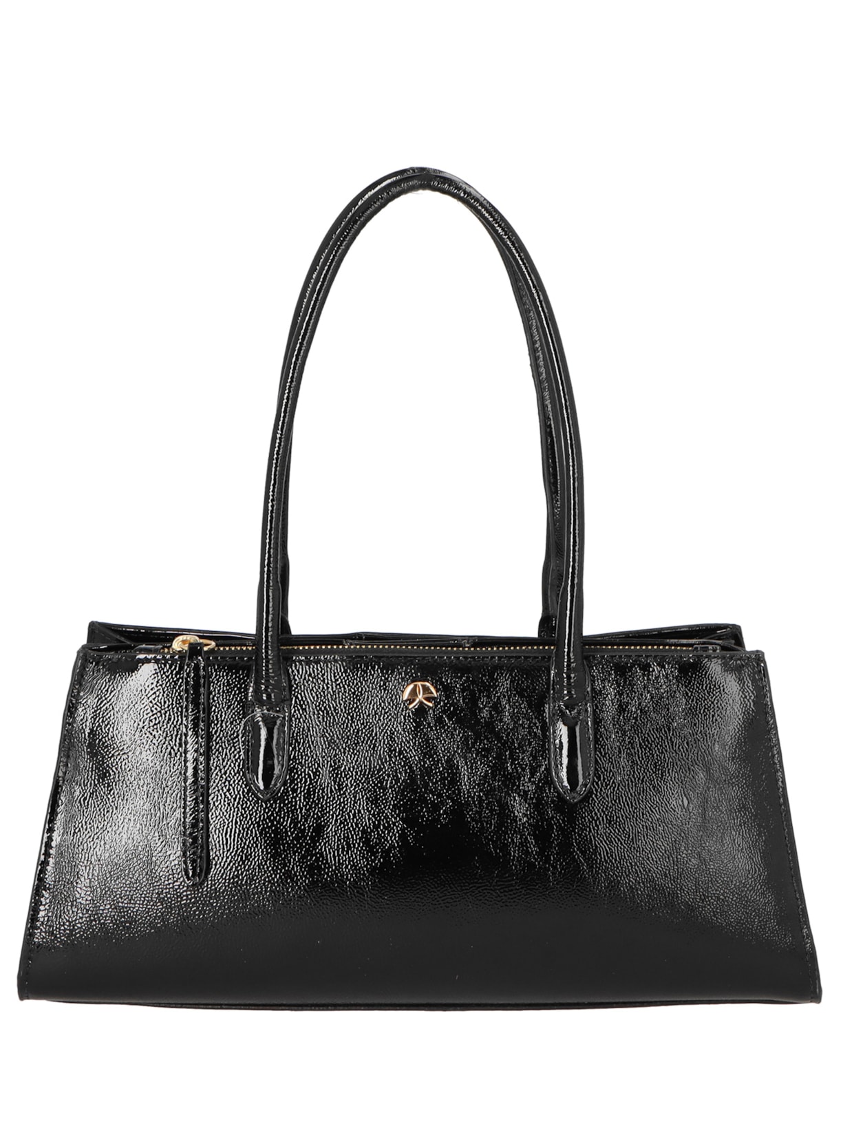 Bolsa Feminina Média Verniz - Preto