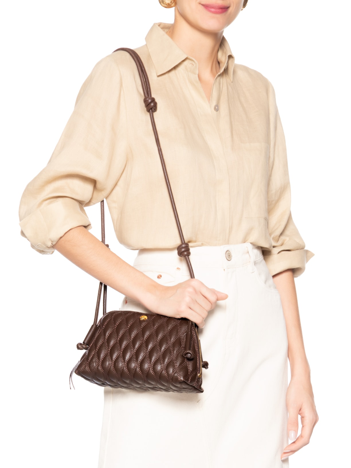 Bolsa Feminina Média Viena Marrom Luiza Barcelos