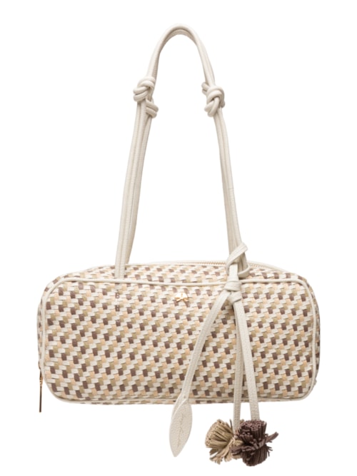 Bolsa Feminina Média Viena - Off White