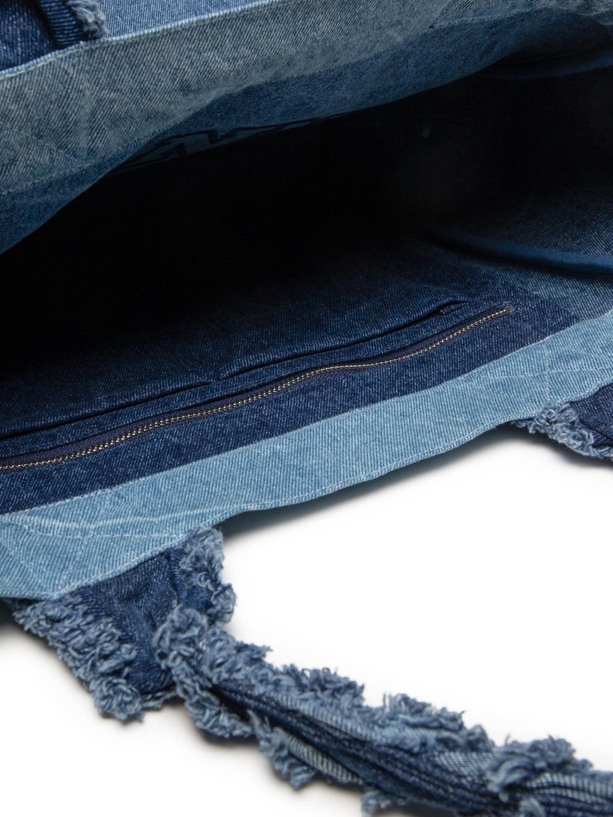 Bolsa Feminina Medium Trapeze Shopper Denim Azul Ganni