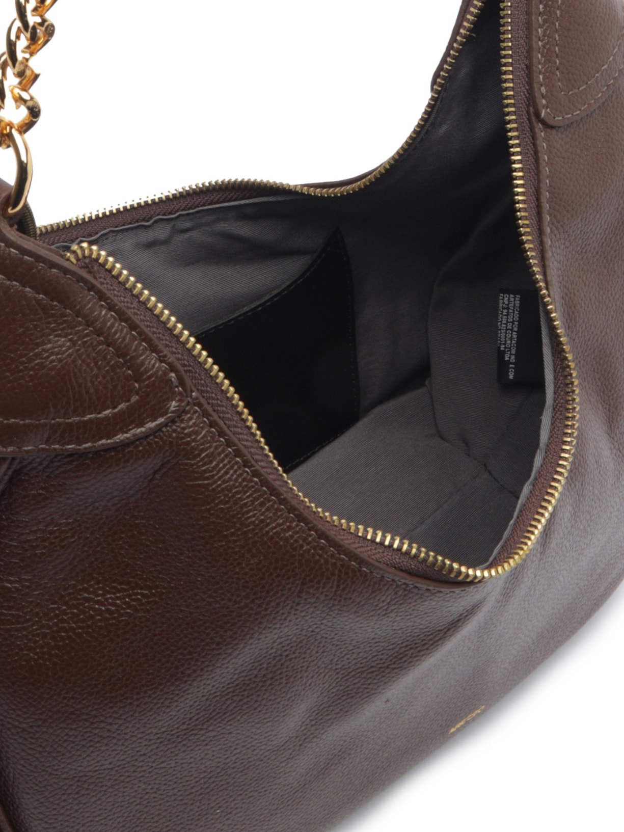 Bolsa Feminina Meia Lua Marrom Arezzo