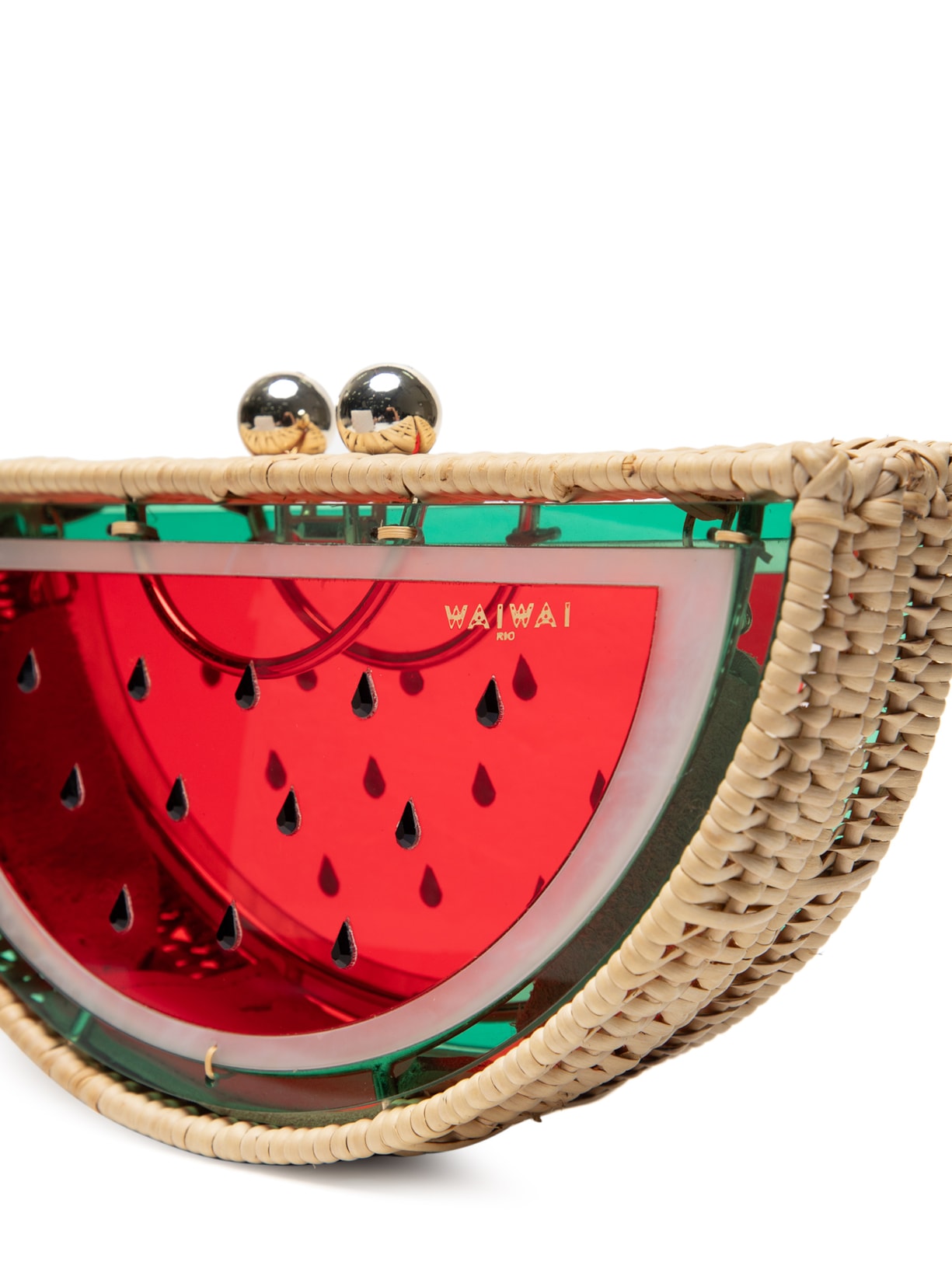 Bolsa Feminina Melância Clutch Vermelho Waiwai