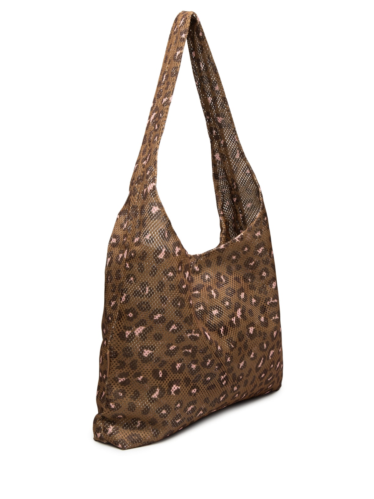 Bolsa Feminina Mesh Onça Bandana Caramelo Animal Print Farm Etc
