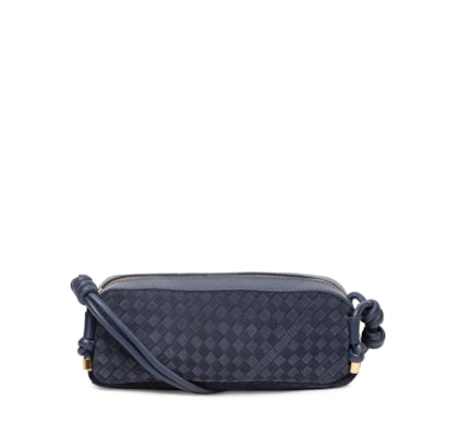 Bolsa Feminina Metal Leather - Azul